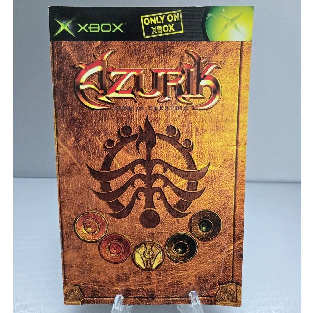 Azurik Rise of Perathia 2001 - Microsoft Xbox‎ - CIB W/ Manual Tested & Working-